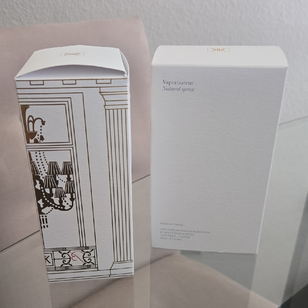 Maison Francis Kurkdjian Paris Fragrance Box with Gold and Red Accents - Picture 2 of 3
